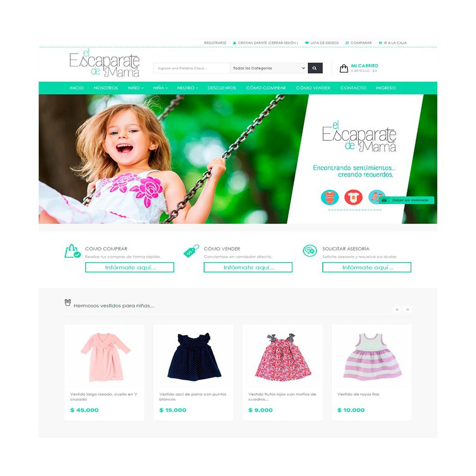STienda Online especializada en la venta de ropa infantil nueva y usada.